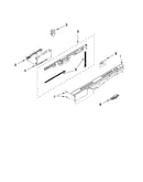 Control panel and latch parts