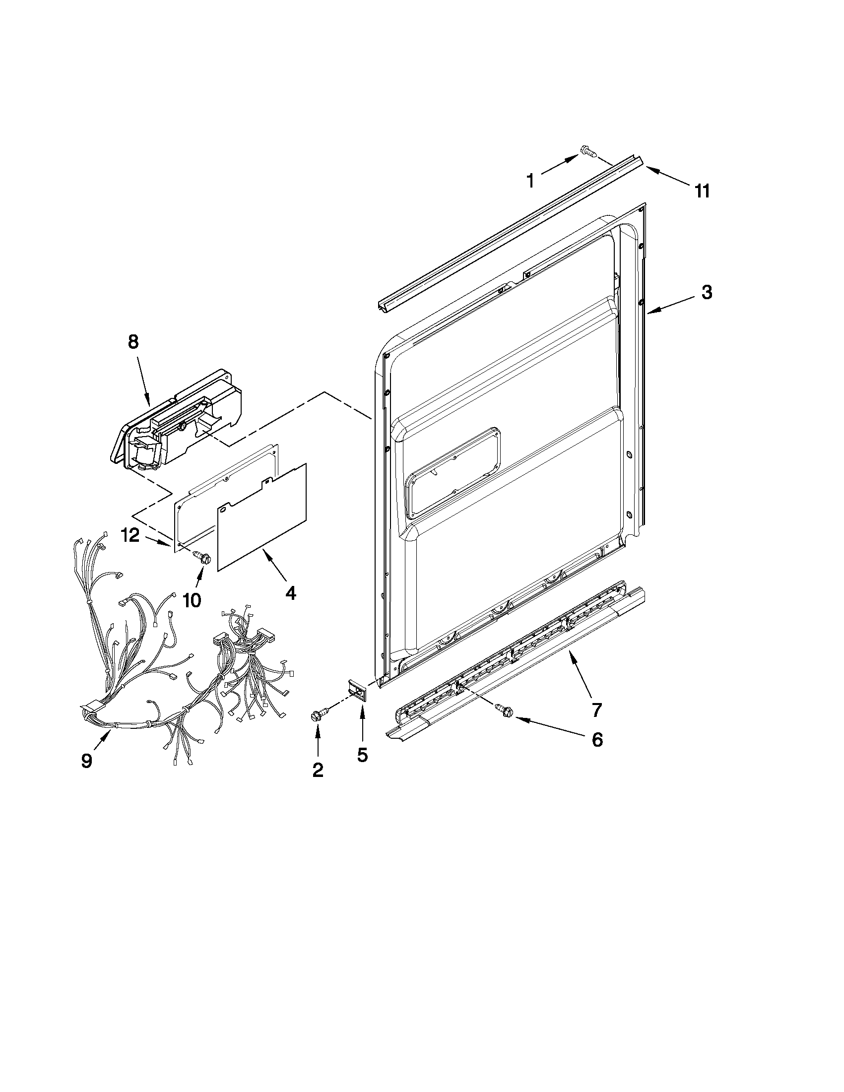Inner door parts