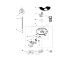 Whirlpool WDT790SLYM0 pump and motor parts diagram