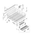 Upper rack and track parts