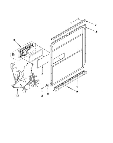 Inner door parts