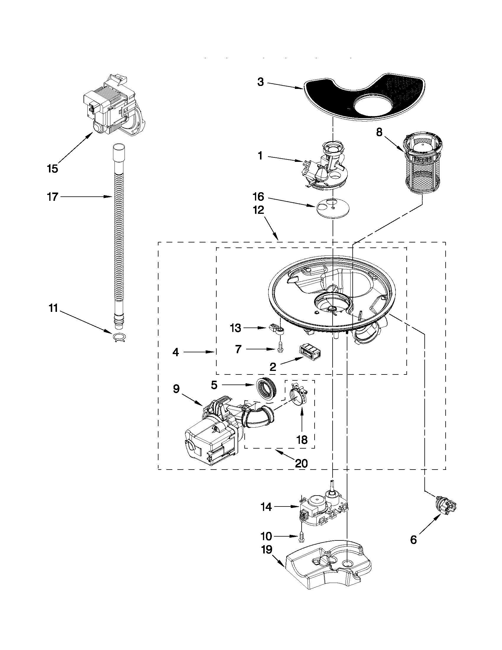 Pump and motor parts