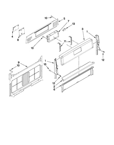 Control panel parts