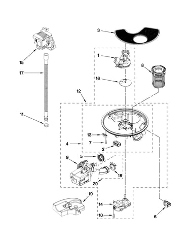 Pump and motor parts