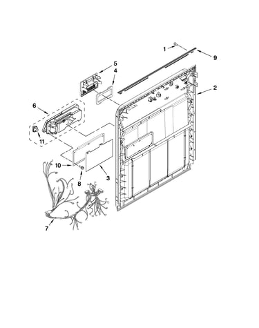 Inner door parts