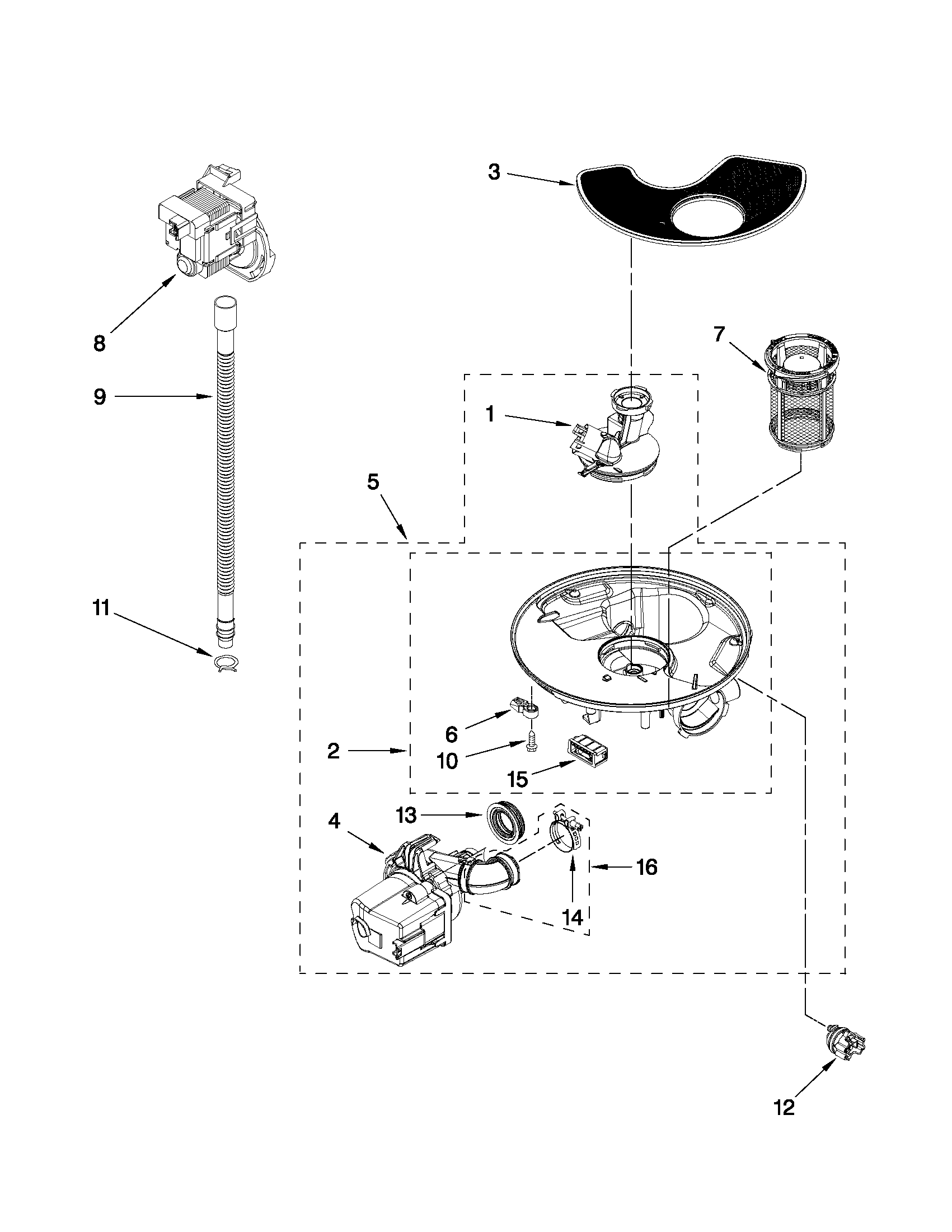 Pump and motor parts