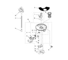 Whirlpool WDF775SAYW1 pump and motor parts diagram