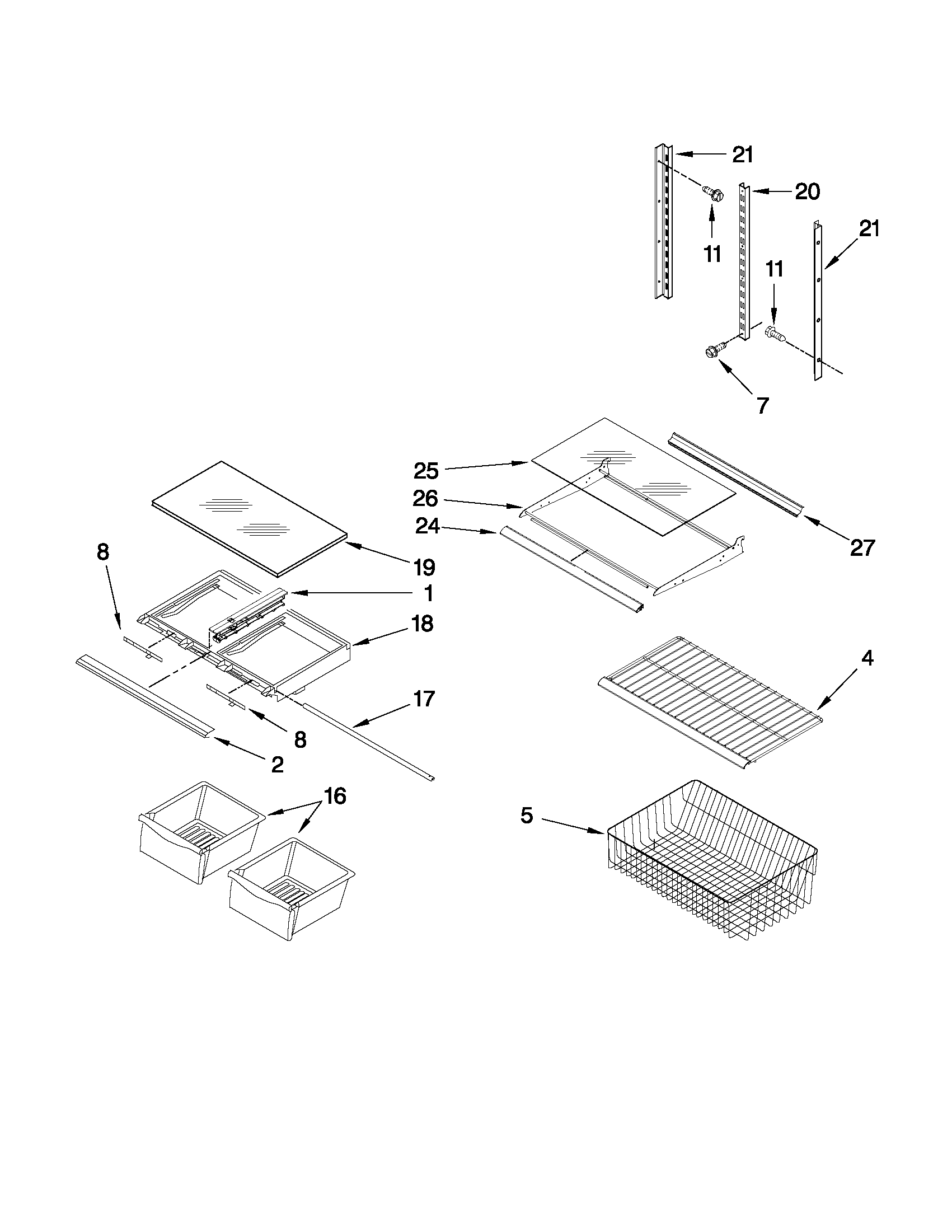 SHELF PARTS