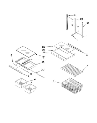 Shelf parts