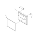 Freezer door parts