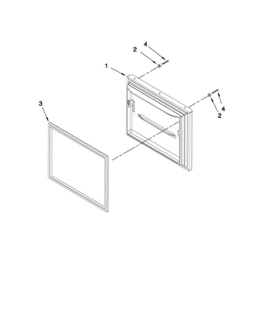 Freezer door parts