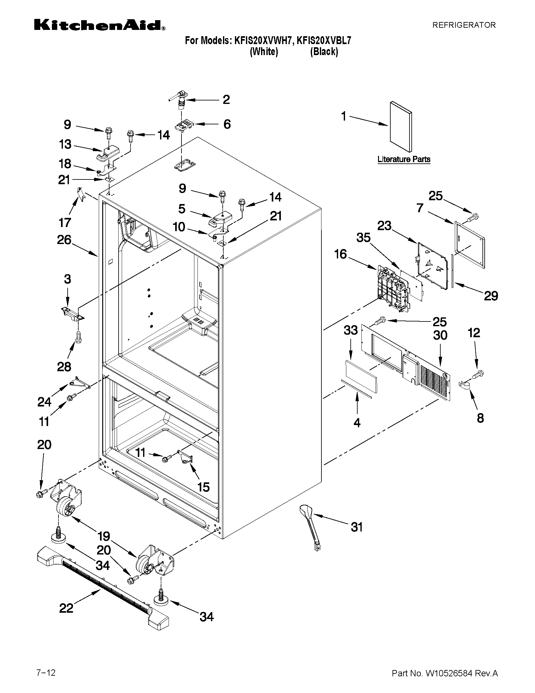 Cabinet parts