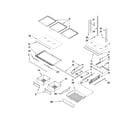 KitchenAid KFIS20XVBL7 shelf parts diagram