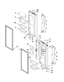Refrigerator door parts
