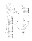Motor and ice container parts