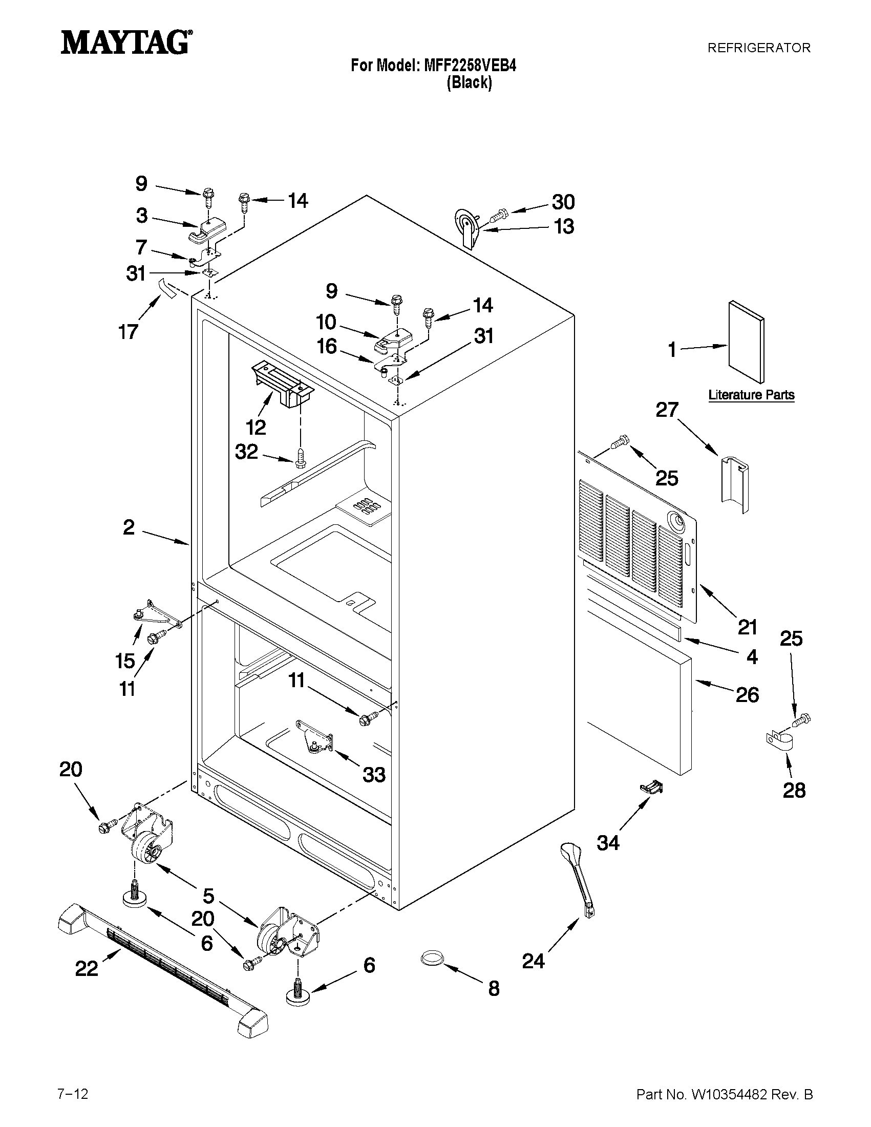 Cabinet parts