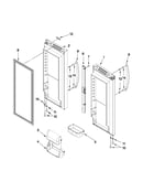 Refrigerator door parts