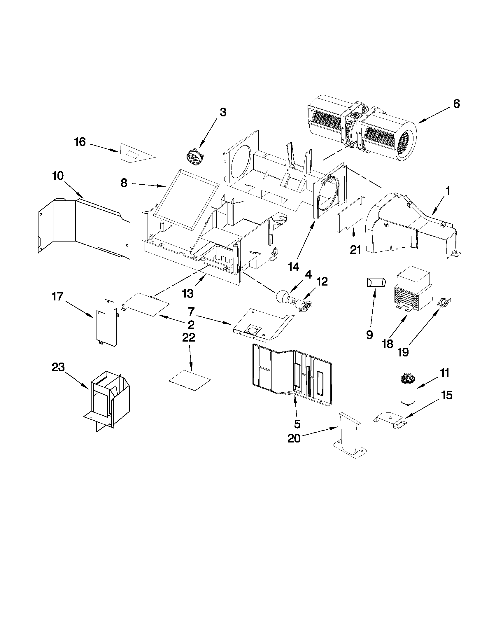 Air flow parts