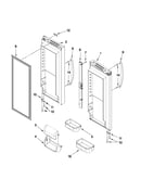 Refrigerator door parts