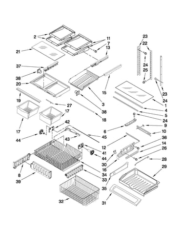 Shelf parts