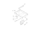 Jenn-Air JED3536WS04 burner box assembly diagram