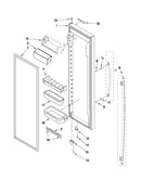 Refrigerator door parts