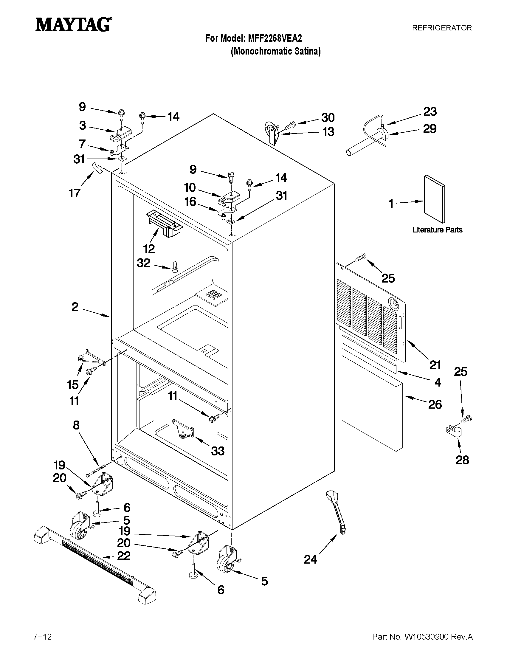 Cabinet parts