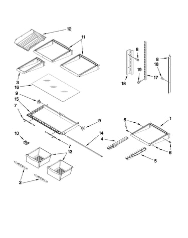 Shelf parts