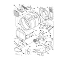 Whirlpool YWED9200SQ2 bulkhead parts diagram