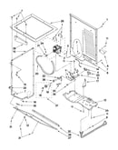 Dryer cabinet and motor parts