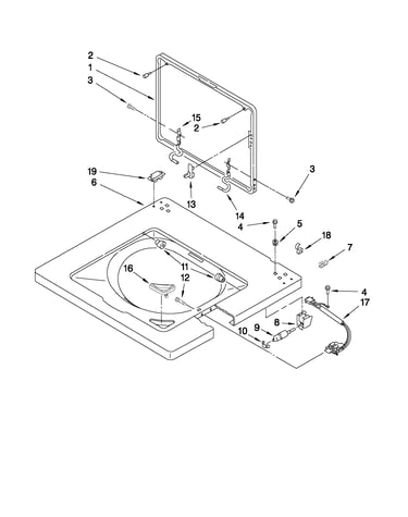 Washer top and lid parts