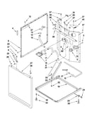 Washer cabinet parts