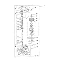 Whirlpool WGT3300XQ0 gearcase parts diagram