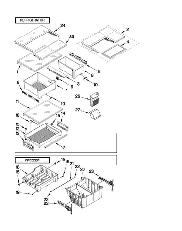 Shelf parts