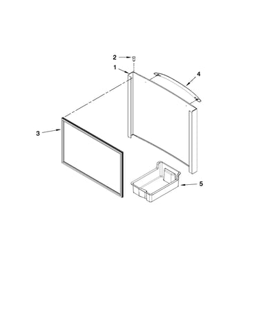 Freezer door parts
