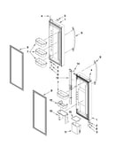 Refrigerator door parts