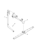 Upper wash and rinse parts
