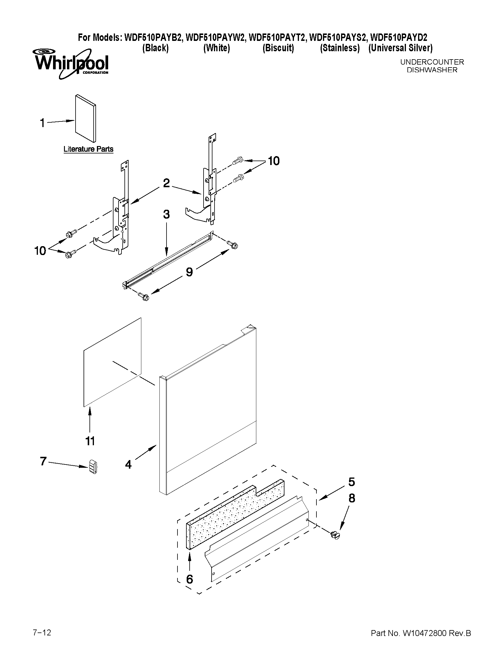 Door and panel parts
