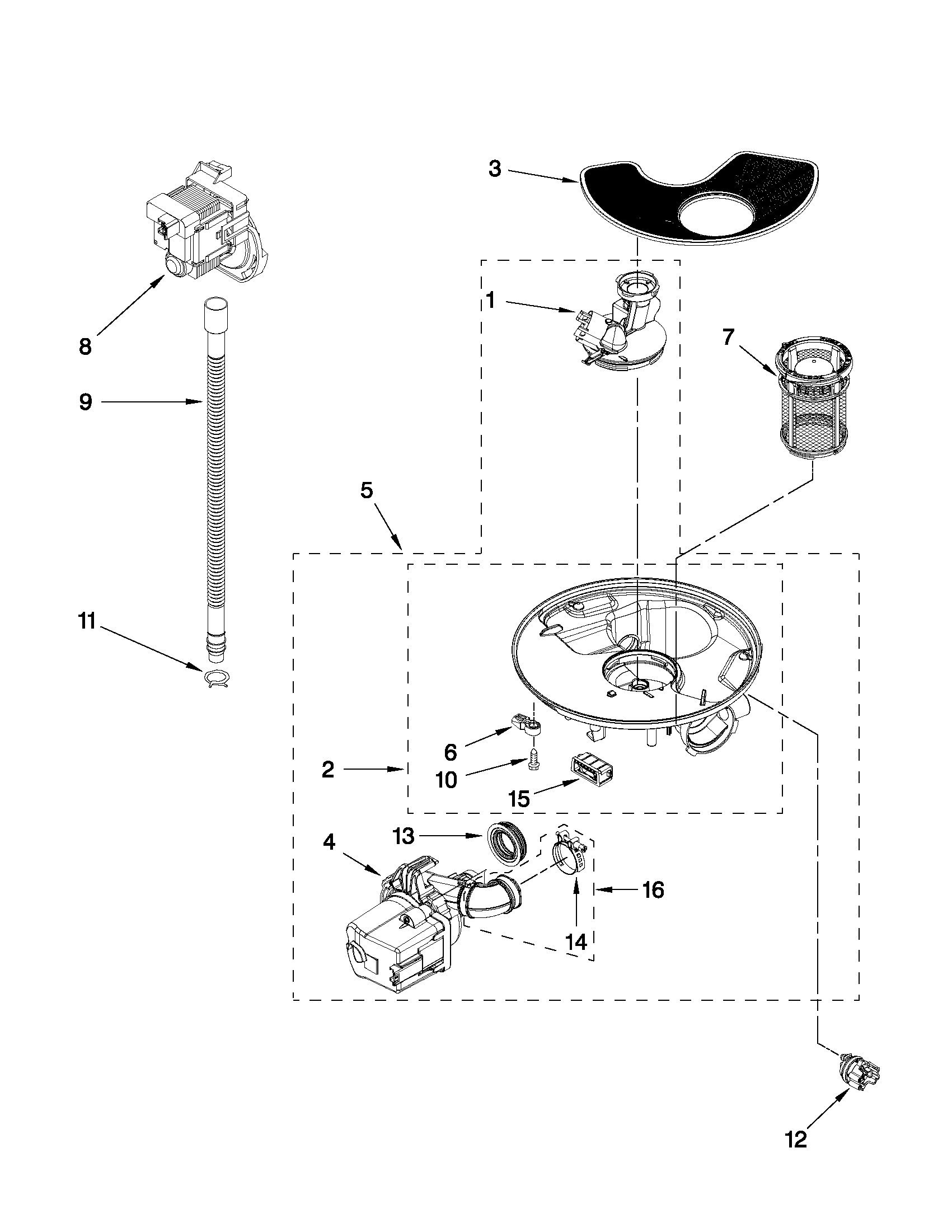Pump and motor parts