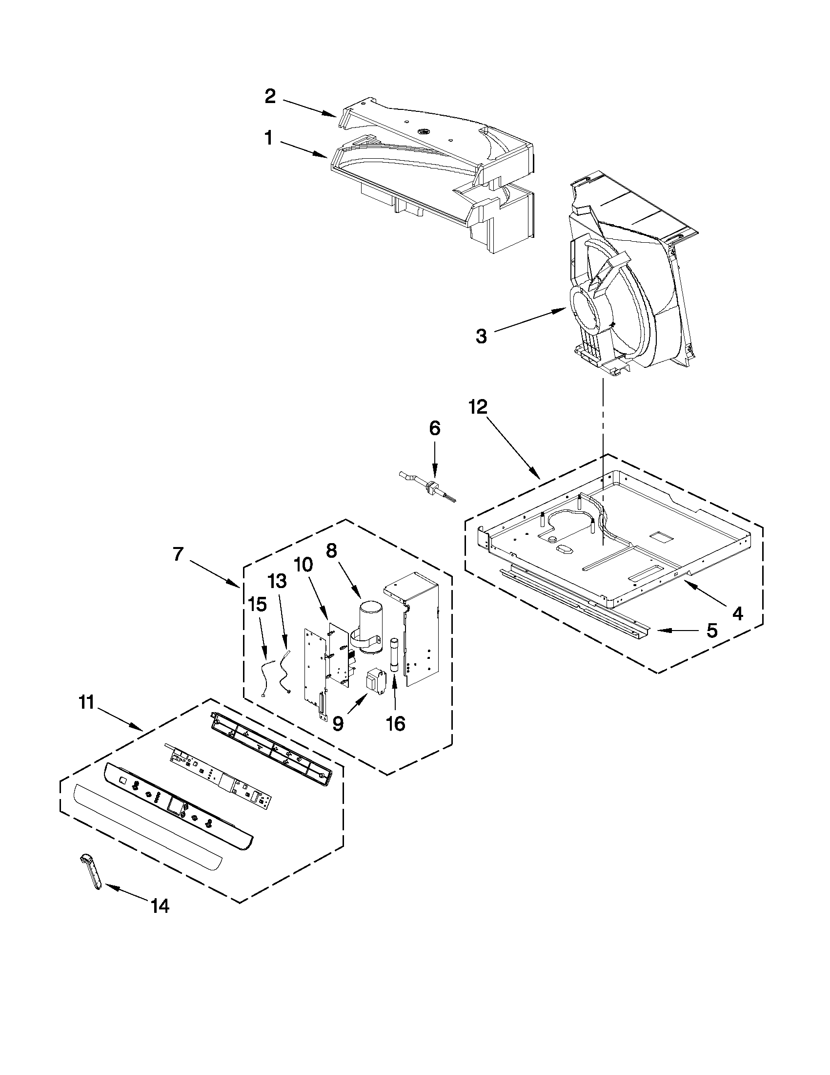 Air flow and control parts