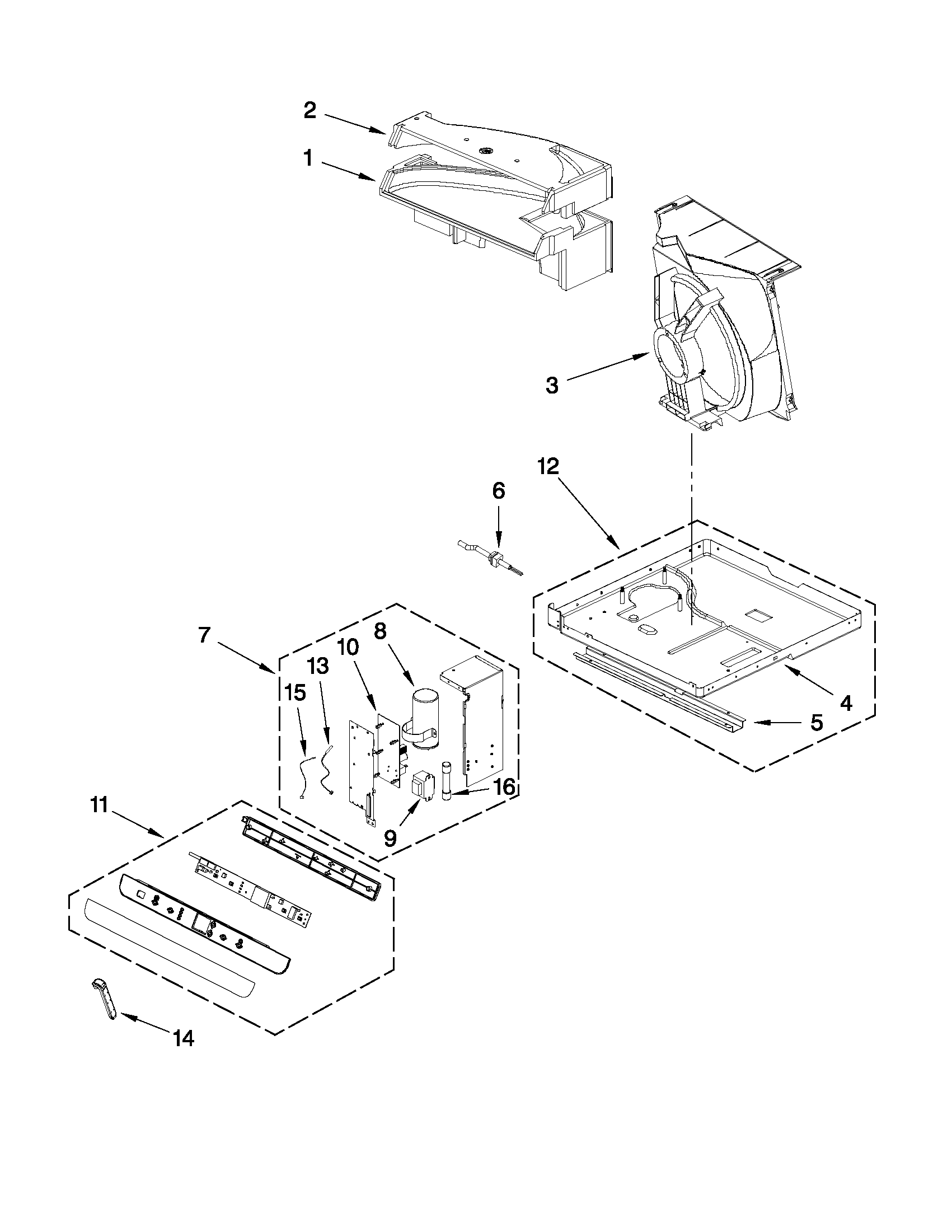 Air flow and control parts