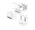 Whirlpool W5WCE128YW0 cabinet parts diagram