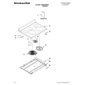 KitchenAid YKERS306BSS0 cooktop parts diagram