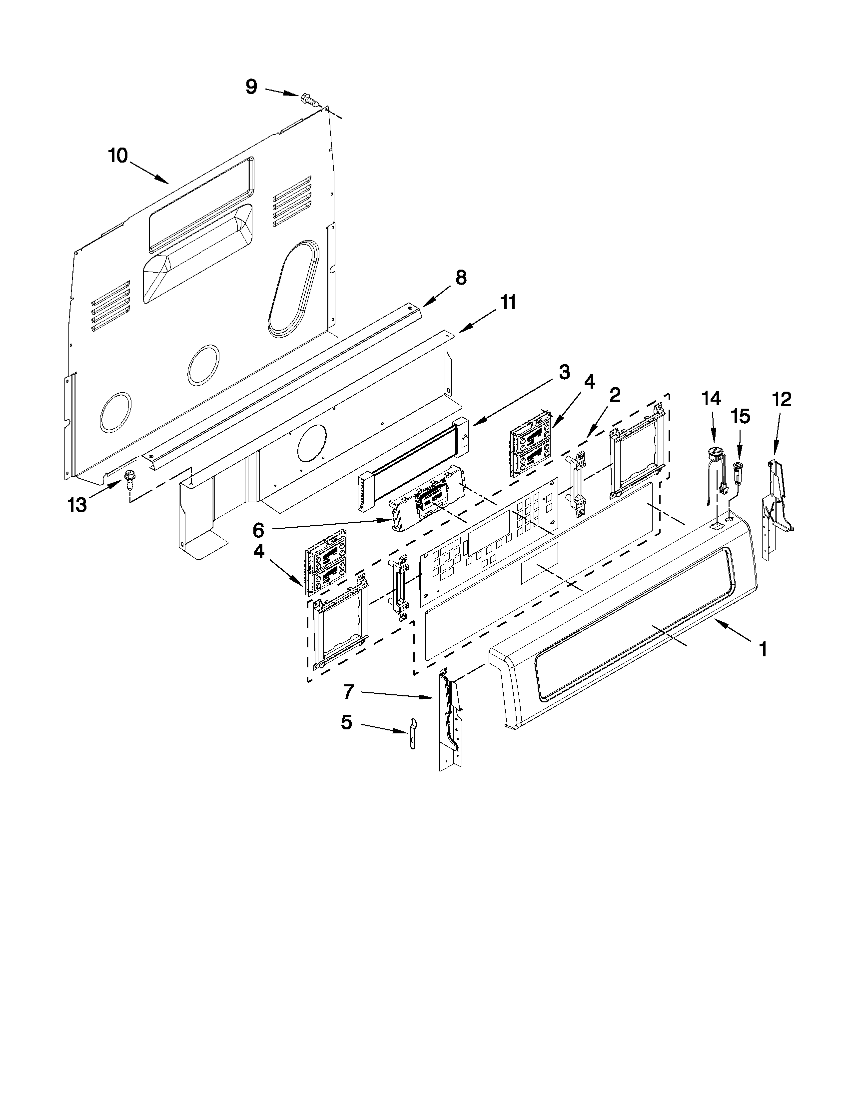 Control panel parts
