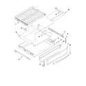 KitchenAid YKERS306BSS0 drawer and rack parts diagram