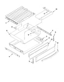 Drawer and rack parts
