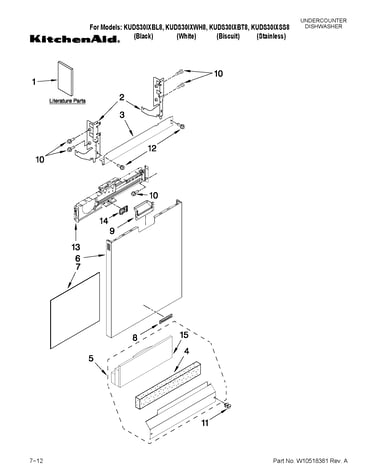 Door and panel parts