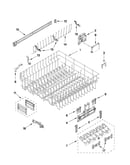 Upper rack and track parts