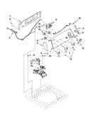 Controls and water inlet parts