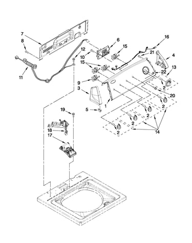 Console and water inlet parts